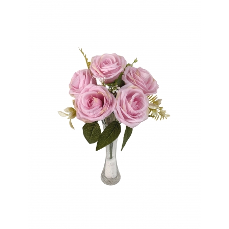 MINI BUQUE DE ROSAS X 6 (M) 33CM