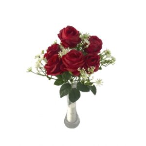 MINI BUQUE DE ROSA X 6 (M) 29CM