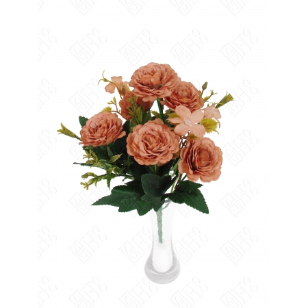 MINI BUQUE DE CAMELIA X 6 (M) 30CM