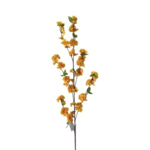 PESSEGUEIRO C/60 FLORES LARANJA X 6 (M) 1,23M