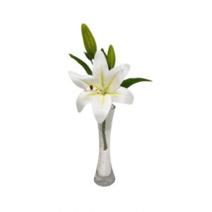 GALHO DE LIRIO TOQUE NATURAL BRANCO X 1 (M) 36CM