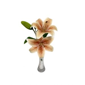 GALHO DE LIRIO TOQUE REAL X 2 (M) 35CM BOX POR COR