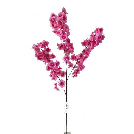 GALHO DECORATIVO DE PESSEGUEIRO ROSA ESCURO X 3 (M) 98CM