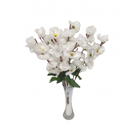BUQUE DE PESSEGUEIRO BRANCO X 7 (M) 39CM