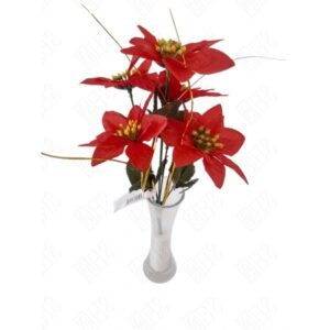 BICO DE PAPAGAIO VERMELHO X 5 (M) 32CM