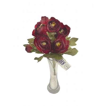 MINI BUQUE DE CAMELIA X 6 (M) 29CM
