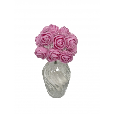 MINI ROSA EVA COM TULE ROSA (M)