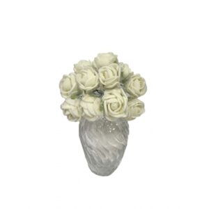 MINI ROSA EVA COM TULE CREME (M)