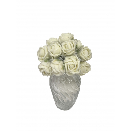 MINI ROSA EVA COM TULE CREME (M)