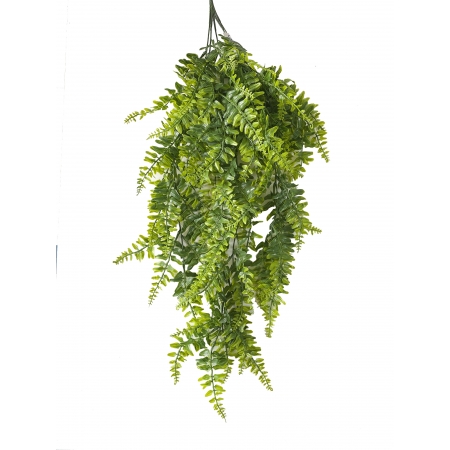 PENDENTE FOLHAGEM DE SAMAMBAIA PLÁST  X 5 (M) 75CM BOX POR COR