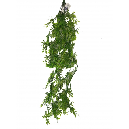 PENDENTE DE FOLHAGENS PLASTICAS  (M) 80CM (SORTIDOS)